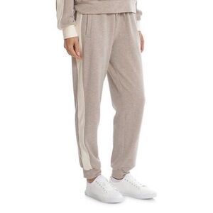 NWT Avec Les Filles Side Stripe Jersey-Knit Joggers
